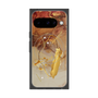 プレミアムスクエアケース with Pixelsnap［ Marble Nuance Painting Brown ］