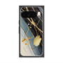 プレミアムスクエアケース with Pixelsnap［ Marble Nuance Painting Black ］