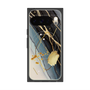 プレミアムスクエアケース with Pixelsnap［ Marble Nuance Painting Black ］