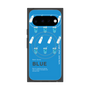 プレミアムスクエアケース with Pixelsnap［ BLUE-Ramune soda ］