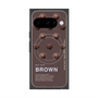プレミアムスクエアケース with Pixelsnap［ BROWN-Chocolate ］