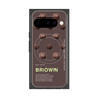 プレミアムスクエアケース with Pixelsnap［ BROWN-Chocolate ］