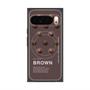 プレミアムスクエアケース with Pixelsnap［ BROWN-Chocolate ］