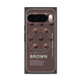 プレミアムスクエアケース with Pixelsnap［ BROWN-Chocolate ］