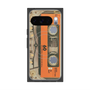 プレミアムスクエアケース with Pixelsnap［ RETORO CASSETTE TAPE - Skeleton Orange ］