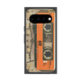 プレミアムスクエアケース with Pixelsnap［ RETORO CASSETTE TAPE - Skeleton Orange ］