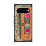 プレミアムスクエアケース with Pixelsnap［ RETORO CASSETTE TAPE - Skeleton Orange ］