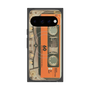プレミアムスクエアケース with Pixelsnap［ RETORO CASSETTE TAPE - Skeleton Orange ］