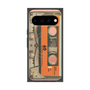 プレミアムスクエアケース with Pixelsnap［ RETORO CASSETTE TAPE - Skeleton Orange ］