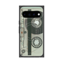 プレミアムスクエアケース with Pixelsnap［ RETORO CASSETTE TAPE - Skeleton Blue ］