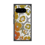 プレミアムスクエアケース with Pixelsnap［ y2k(Year2000) - Flower - Yellow Gray ］