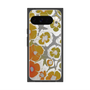 プレミアムスクエアケース with Pixelsnap［ y2k(Year2000) - Flower - Yellow Gray ］