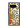 プレミアムスクエアケース with Pixelsnap［ y2k(Year2000) - Flower - Yellow Gray ］
