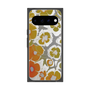 プレミアムスクエアケース with Pixelsnap［ y2k(Year2000) - Flower - Yellow Gray ］