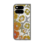 プレミアムスクエアケース with Pixelsnap［ y2k(Year2000) - Flower - Yellow Gray ］
