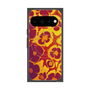 プレミアムスクエアケース with Pixelsnap［ y2k(Year2000) - Flower - Orange purple ］