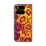 プレミアムスクエアケース with Pixelsnap［ y2k(Year2000) - Flower - Orange purple ］
