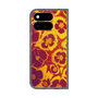 プレミアムスクエアケース with Pixelsnap［ y2k(Year2000) - Flower - Orange purple ］