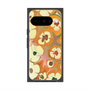 プレミアムスクエアケース with Pixelsnap［ y2k(Year2000) - Flower - Orange Pink ］