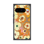プレミアムスクエアケース with Pixelsnap［ y2k(Year2000) - Flower - Orange Pink ］