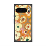 プレミアムスクエアケース with Pixelsnap［ y2k(Year2000) - Flower - Orange Pink ］