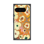 プレミアムスクエアケース with Pixelsnap［ y2k(Year2000) - Flower - Orange Pink ］
