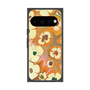 プレミアムスクエアケース with Pixelsnap［ y2k(Year2000) - Flower - Orange Pink ］