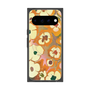 プレミアムスクエアケース with Pixelsnap［ y2k(Year2000) - Flower - Orange Pink ］