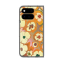 プレミアムスクエアケース with Pixelsnap［ y2k(Year2000) - Flower - Orange Pink ］