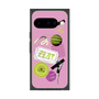 プレミアムスクエアケース with Pixelsnap［ Playful sticker - Dusty Pink ］