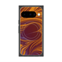 プレミアムスクエアケース with Pixelsnap［ y2k(Year2000) - Heart - High contrast Orange ］