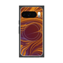 プレミアムスクエアケース with Pixelsnap［ y2k(Year2000) - Heart - High contrast Orange ］