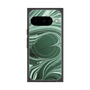 プレミアムスクエアケース with Pixelsnap［ y2k(Year2000) - Heart - Full Green ］