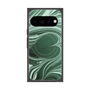 プレミアムスクエアケース with Pixelsnap［ y2k(Year2000) - Heart - Full Green ］