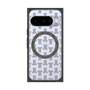 プレミアムスクエアケース with Pixelsnap［ LANVIN en Bleu - Monogram - Black ］