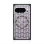 プレミアムスクエアケース with Pixelsnap［ LANVIN en Bleu - Monogram - Pink ］