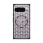プレミアムスクエアケース with Pixelsnap［ LANVIN en Bleu - Monogram - Pink ］