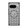 プレミアムスクエアケース with Pixelsnap［ LANVIN en Bleu - Monogram - Yellow ］