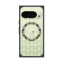 プレミアムスクエアケース with Pixelsnap［ LANVIN en Bleu - Monogram - Yellow ］