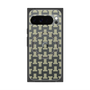 プレミアムスクエアケース with Pixelsnap［ LANVIN en Bleu - Monogram - Yellow ］