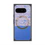 プレミアムスクエアケース with Pixelsnap［ LANVIN en Bleu - Lace - Pink ］
