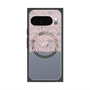 プレミアムスクエアケース with Pixelsnap［ LANVIN en Bleu - Lace - Pink ］