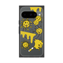 プレミアムスクエアケース with Pixelsnap［ PAINTING SMILE Yellow ］