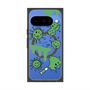 プレミアムスクエアケース with Pixelsnap［ PAINTING SMILE Green ］