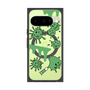 プレミアムスクエアケース with Pixelsnap［ PAINTING SMILE Green ］