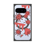 プレミアムスクエアケース with Pixelsnap［ PAINTING SMILE Red ］