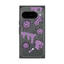 プレミアムスクエアケース with Pixelsnap［ PAINTING SMILE Purple ］