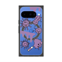 プレミアムスクエアケース with Pixelsnap［ PAINTING SMILE Purple ］