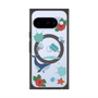 プレミアムスクエアケース with Pixelsnap［ DRAWING PAPER Blue ］