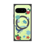 プレミアムスクエアケース with Pixelsnap［ DRAWING PAPER Blue ］